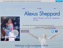 Tablet Screenshot of alexussheppard.com